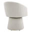 Kyo 24.4" W Chenille Swivel Barrel Chair-90695418