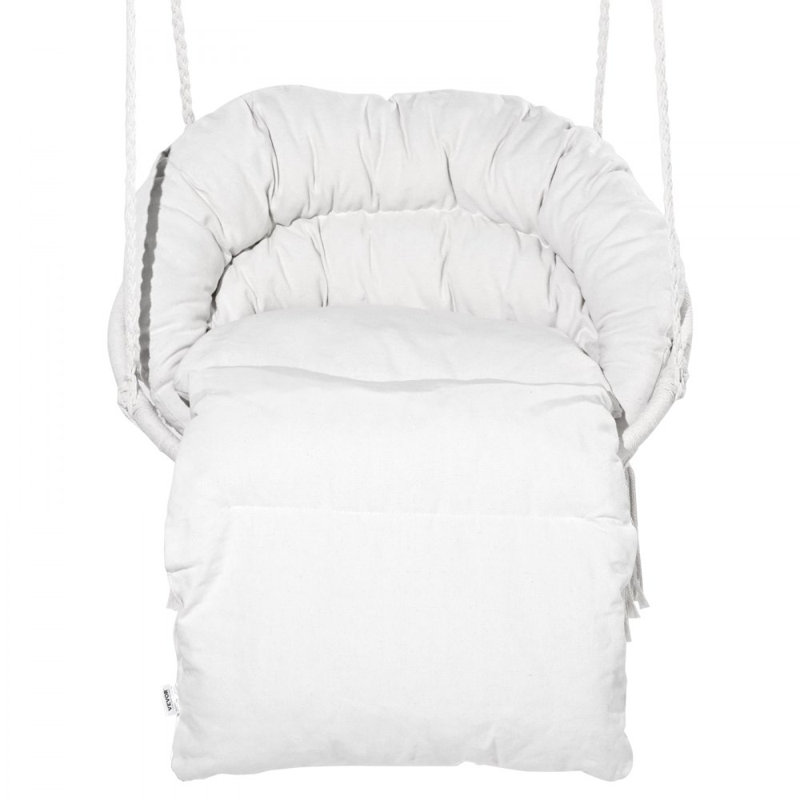 Chaise hamac avec coussin Macramé