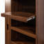 Armoire de cuisine de 70,87 po de hauteur avec tablette de rangement coulissante multi-fonctionnelle multi-niveaux, 1 tiroir, avec porte en verre à cadre en aluminium, cloche à nourriture autoportante avec support à micro-ondes pour salle à manger
