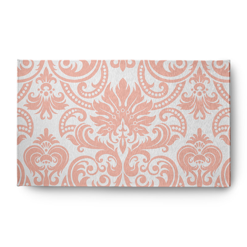Willet Chenille Floral Indoor / Outdoor Rug, Rectangle 3' x 5'