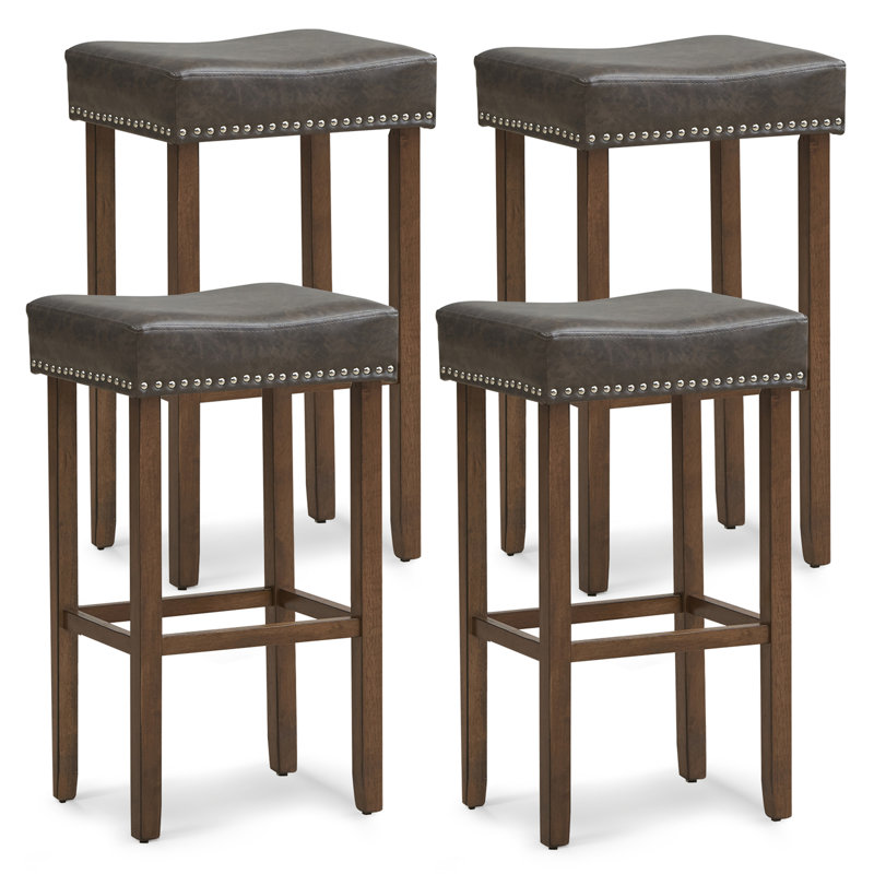 Tabouret Javeon, Tabouret de bar (siège d'une hauteur de 29,5 po), Gris