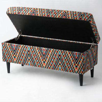 Polyester Upholstered Storage Bench