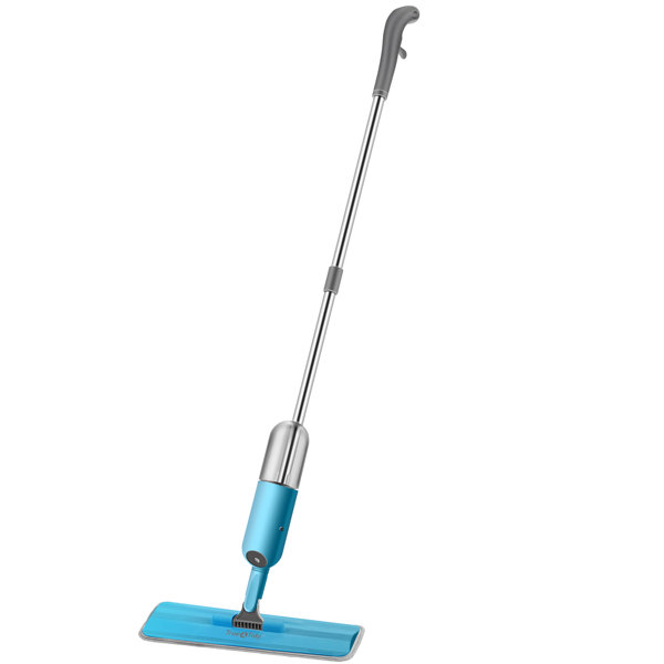 Casabella Infuse Spray Mop Kit - 1 Mop 1 Reusable Mop Pad 1 Multi-Surface Floor Cleaner Concentrate - Meyer Lemon