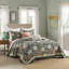 Ensemble de couvre-lit 3 pièces en polyester léger-117328045-117328048