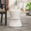 Table d'appoint d'extérieur en béton léger