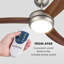 132cm Ceiling Fan with Light Kit-42115070