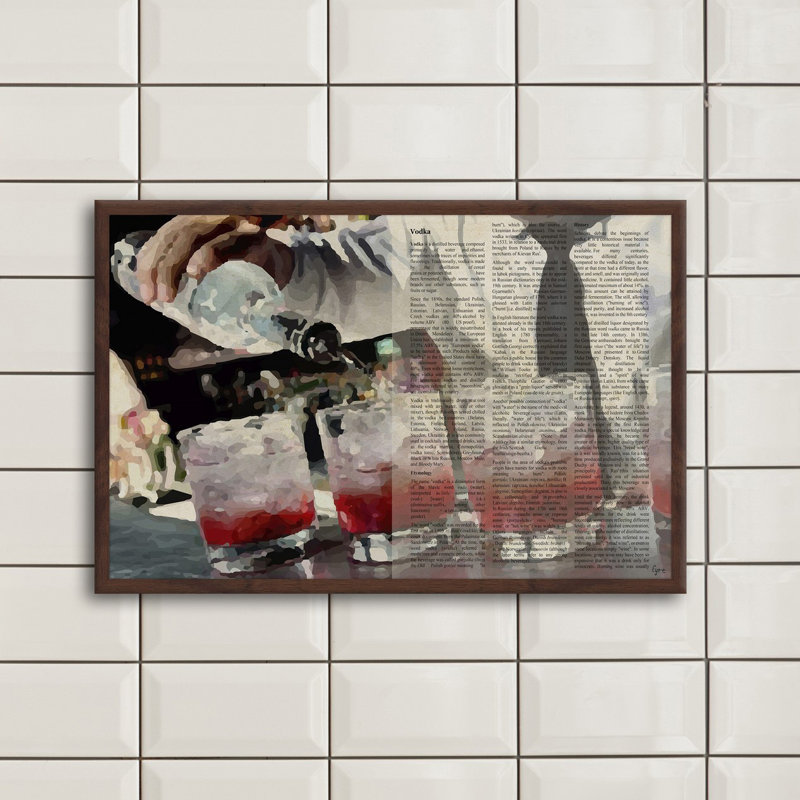 " Mixologist " by Eyre Tarney, 24" H x 36" W x 1.5" D