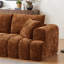 Canapé d'angle de luxe en chenille, design minimaliste, canapé-lit confortable pour salon, appartement et espaces de réception, aucun assemblage requis-264926099