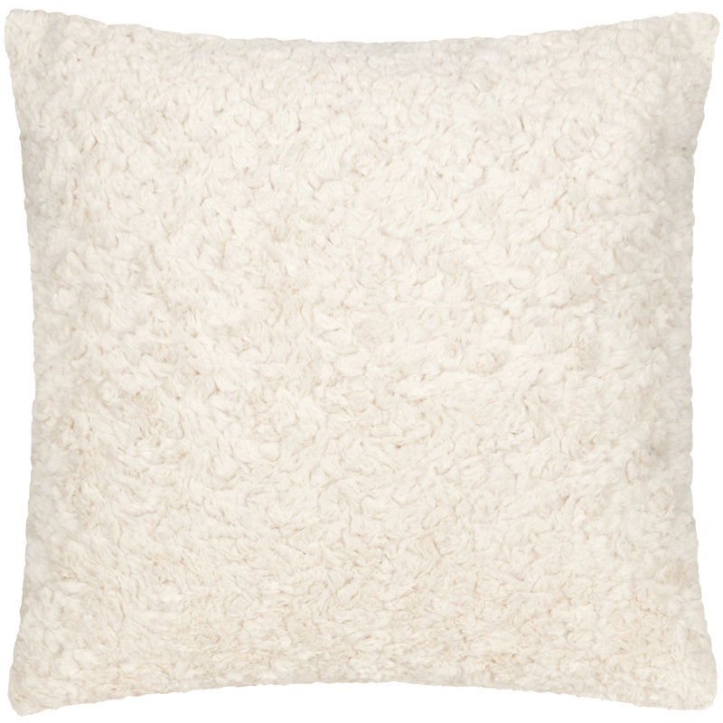 Megeve Square Cushion, White