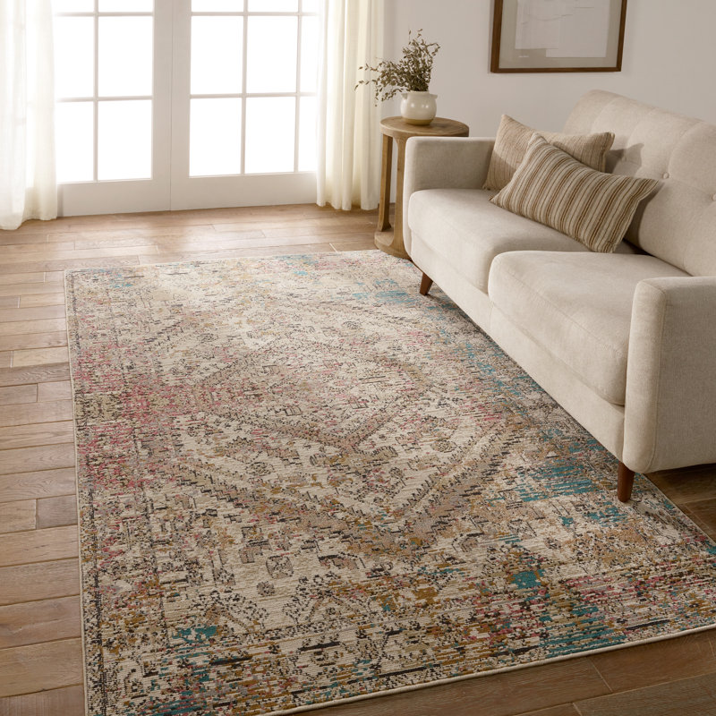 Forand Oriental Indoor / Outdoor Rug, Rectangle 8' x 10'