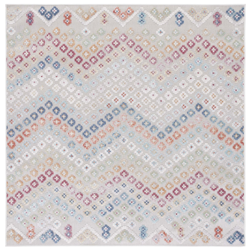 Tapis intérieur / extérieur Edgeworth Performance Chevron, Carré 6 pi 7 po
