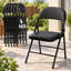 Ensemble de 6 chaises pliantes noires rembourrées avec structure métallique-1877055585-1877055599