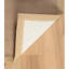 Tapis berbère beige foncé fait à la main avec bordure en coton beige fait à la main Nannette-248387054