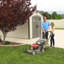 Lifetime 8 Ft. x 20 Ft. High-Density Polyethylene (Plastic) Outdoor Storage Shed with Steel-Reinforced Construction-70364486