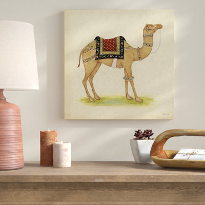 On FAP Camel From India I by Ram Babu - Wrapped Canvas Print