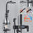Diverter Complete Shower System with Rough in-Valve