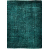 Overdyed One-of-a-Kind 4' 2" X 5' 9" Hand Knotted Area Rug