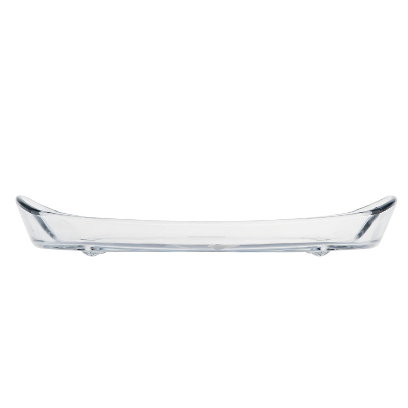 Plateau en verre Medico, H 2 po x L 14,5 po x l 8 po