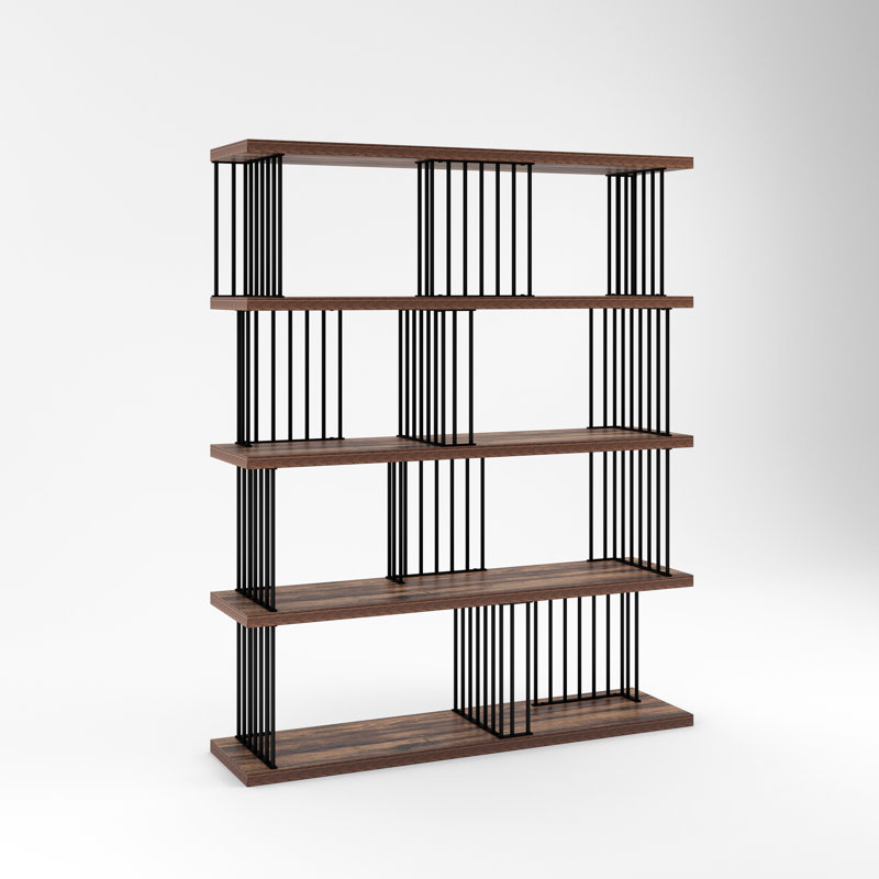 Étagère en fer H 57,8 "x l 47,2", (4 Shelves) 57.8"H x 47.2"W x 11.8"D.