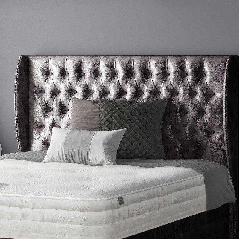 Mandalay Upholstered Headboard, Amethyst, Double (4'6)