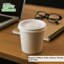 Tasses à café en papier jetables 4 oz avec couvercles blancs EcoQuality