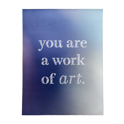 Quotes Chenille Indoor Rug