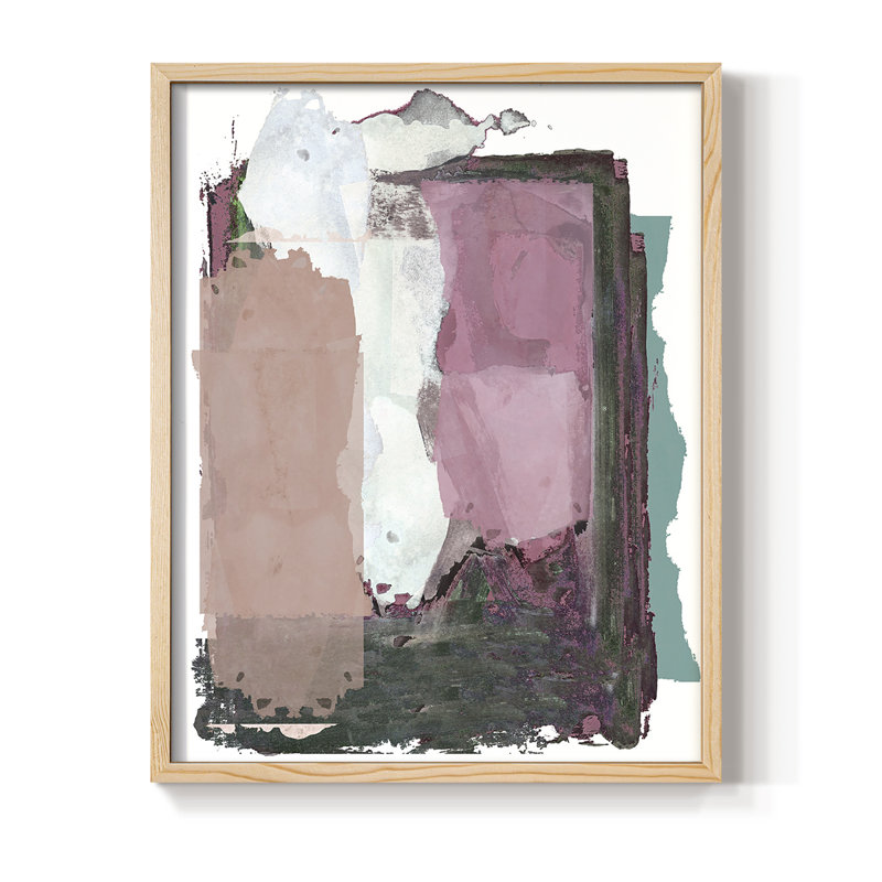 Impression encadrée Brights Soft Wash II - bois massif, H 30 po x l 24 po