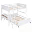 Full Over Full Bunk Bed with Desk-1008324919