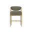 HELOISE Upholstered Stool with Metal Frame-678855855