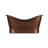 Paige 72" Copper Soaking Double Slipper Freestanding Tub with Rolled Rim-102795369-102795368