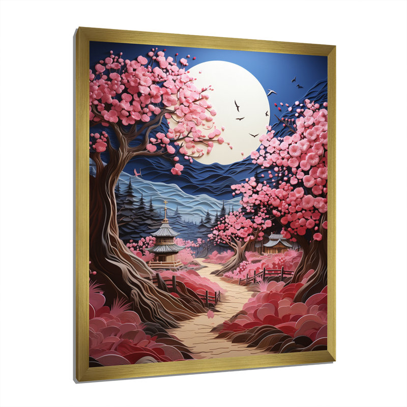 Leaysia Barn In Spring I sur impression sur toile, H 20 po x l 12 po x P 1 po, Impression dorée sur toile encadrée