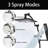 12'' Rainfall Shower Head, Dual Shower Head Combo, Adjustable Extension Arm, 71'' Hose-124070198