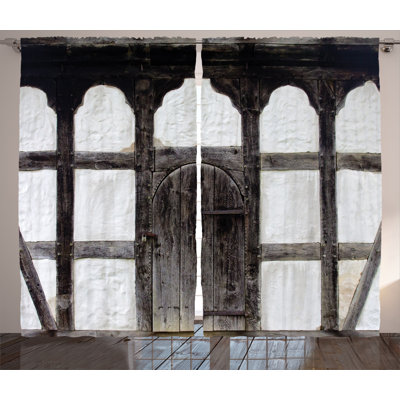 Jerome Semi Sheer Curtain Pair