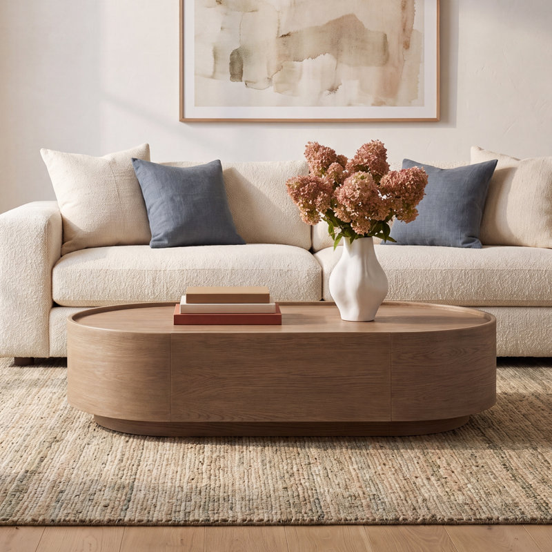 Rye Kafta Coffee Table-Warm Natural Flat Oak