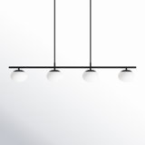 Vibi 4 - Light Dimmable Kitchen Island Linear Chandelier