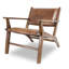 Fauteuil en cuir véritable de 26 po de largeur Edurne-697514560