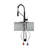 Kitchen Sink Faucet, 1.8 Gpm Pull Down With Soap Dispenser, Easy Installation For Deck Mount , Flow Utility