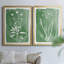 Toile encadrée de qualité supérieure Green Botanical I - prête à être accrochée-263943466-263943460