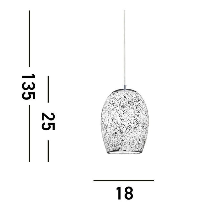 Mynatt 1 - Light Chrome Cone Pendant