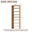 Système de garde-robe modulaire, design polyvalent et personnalisable pour un rangement et une organisation efficaces, en bois-1888869516