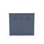 Armoire poubelle double inclinable Farmhouse Blue