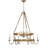 Anders 9 - Light Dimmable Wagon Wheel Chandelier