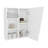 Pinedale Medicine Cabinet With Mirrored Door And Open Storage