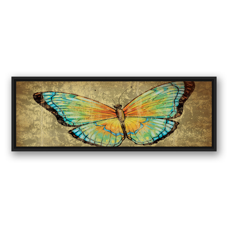 Fancy Butterfly, reproduction d'art sur toile, H 13,75 po x l 37,75 po