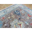 Tapis oriental brun / noué à la main brun / rouge / bleu marine / gris Oushak