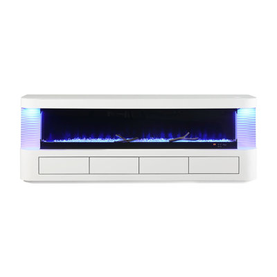 Meuble télé 71 po avec foyer électrique Clumm