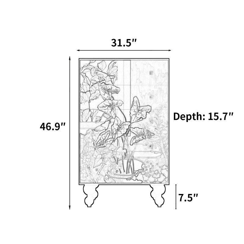 Armoire haut de gamme à tiroir français