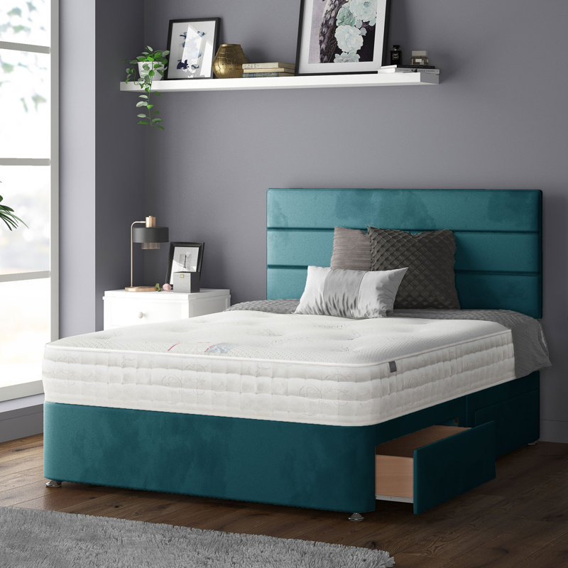 Brand Upholstered Headboard, Double (4'6), Mallard