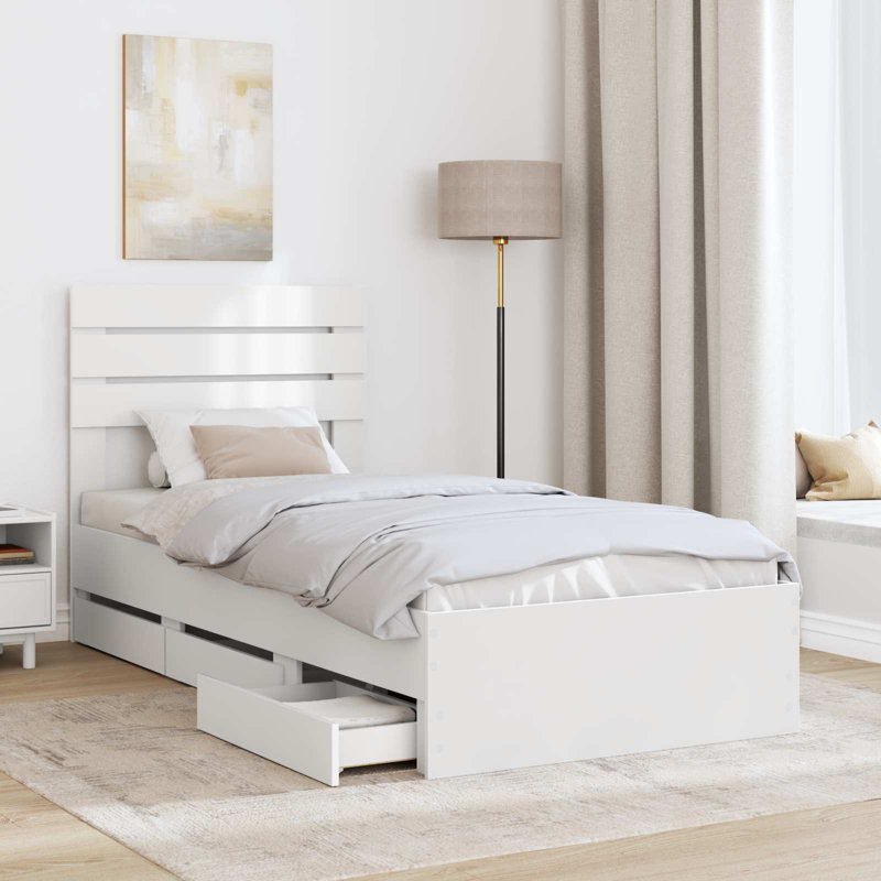 Bed, Small Single (2'6), White