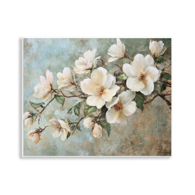  "In Bloom", branche de fleur, art mural par Petal Prints Design